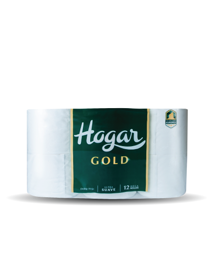 Papel Higiénico Hogar Gold (12 ROLLOS MEGA)