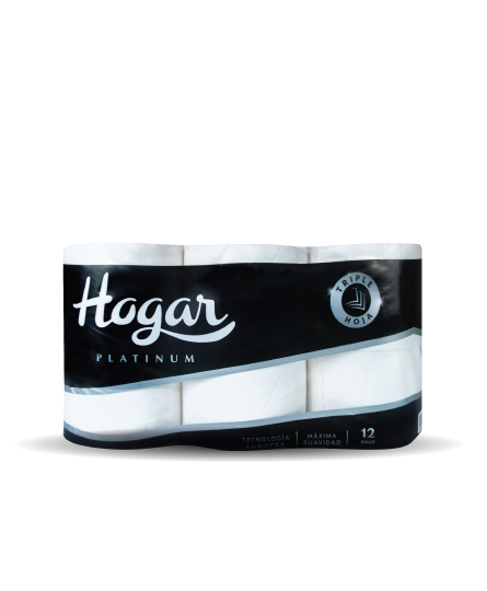 Papel Higiénico Hogar Platinum (12 ROLLOS )