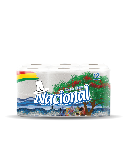 Papel Higiénico Nacional Valluno (12 ROLLOS)