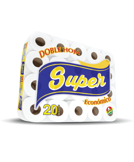 Papel Higiénico Super Economico (20 ROLLOS)